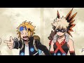 bakugou and kaminari being chaotic for 7 minutes (ft. kirishima) (sub/dub)