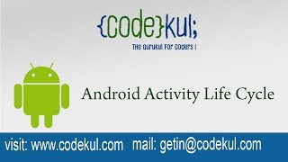 Android Tutorial 2019 - Android Activity Life Cycle