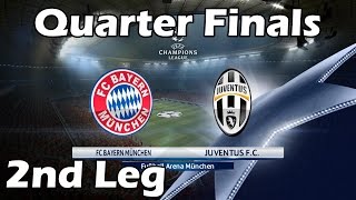 PES 2016 Champions League with Juventus | #10 Quarter-Finals Bayern Munich vs Juventus