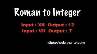 Roman to Integer LeetCode Java | Convert Roman Numeral to Integer Value | Programming Tutorials