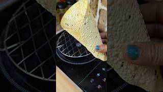 How to make a Papad Cone on induction cooktop#roasting papad#papad cone#papad#shorts