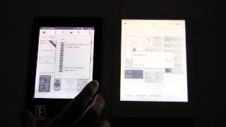 Kobo Aura HD vs Amazon Kindle Paperwhite Nighttime Reading Test