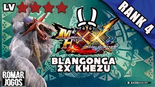 Rank 4: Blangonga e 2x Khezu - Monster Hunter XX/Generations Ultimate 3DS