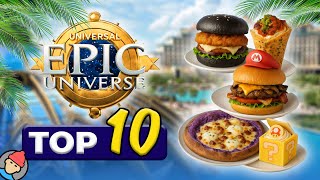 TOP 10 Restaurants at EPIC UNIVERSE | UNIVERSAL ORLANDO RESORT