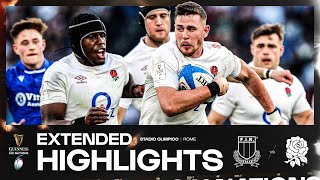 INCREDIBLY CLOSE 👀 | EXTENDED HIGHLIGHTS | ITALY V ENGLAND | 2024 GUINNESS MEN'S SIX NATIONS RUGBY