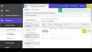 Self-Service: How to add a course to your plan (from course catalog)