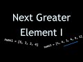 Coding Interview Problem - Next Greater Element I