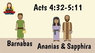 acts 4-5 Barnabas, Ananias, and Sapphira