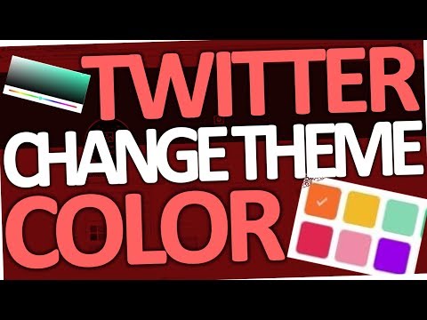 How to change Twitter Theme Color (2018) How to change Twitter Theme Color (2018)