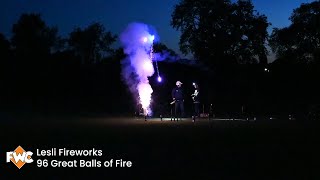 96 Great Balls of Fire from Lesli Fireworks