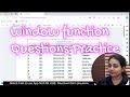 SQL : Windows Function Practice Questions (हिंदी में) max, sum, first_value ,count