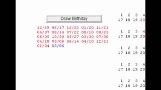 Birthday Problem Simulation