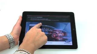 Ford Interactive Ad on iPad