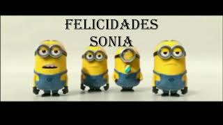 FELICIDADES SONIA