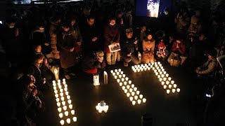 希望の灯り、東京でも　日比谷公園で阪神大震災追悼