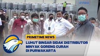 Luhut Binsar Sidak Distributor Minyak Goreng Curah di Purwakarta