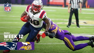 New England Patriots Top Plays vs. Minnesota Vikings | 2022 Regular Season Week 12