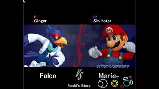 Ginger (Falco) vs A Rookie (Mario)