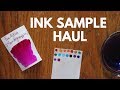 Ink Sample Haul || How I Swatch My Inks || Goulet Pens