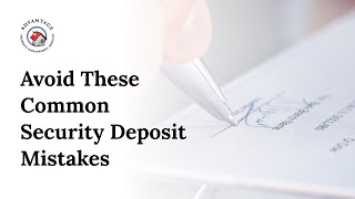 Avoid These Common Security Deposit Mistakes! | Essential Tips for Tenants