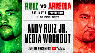 ANDY RUIZ JR. MEDIA WORKOUT  🚨 | PBC ON FOX