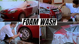 Dirty Ford Focus Foam Wash - Car Detailing