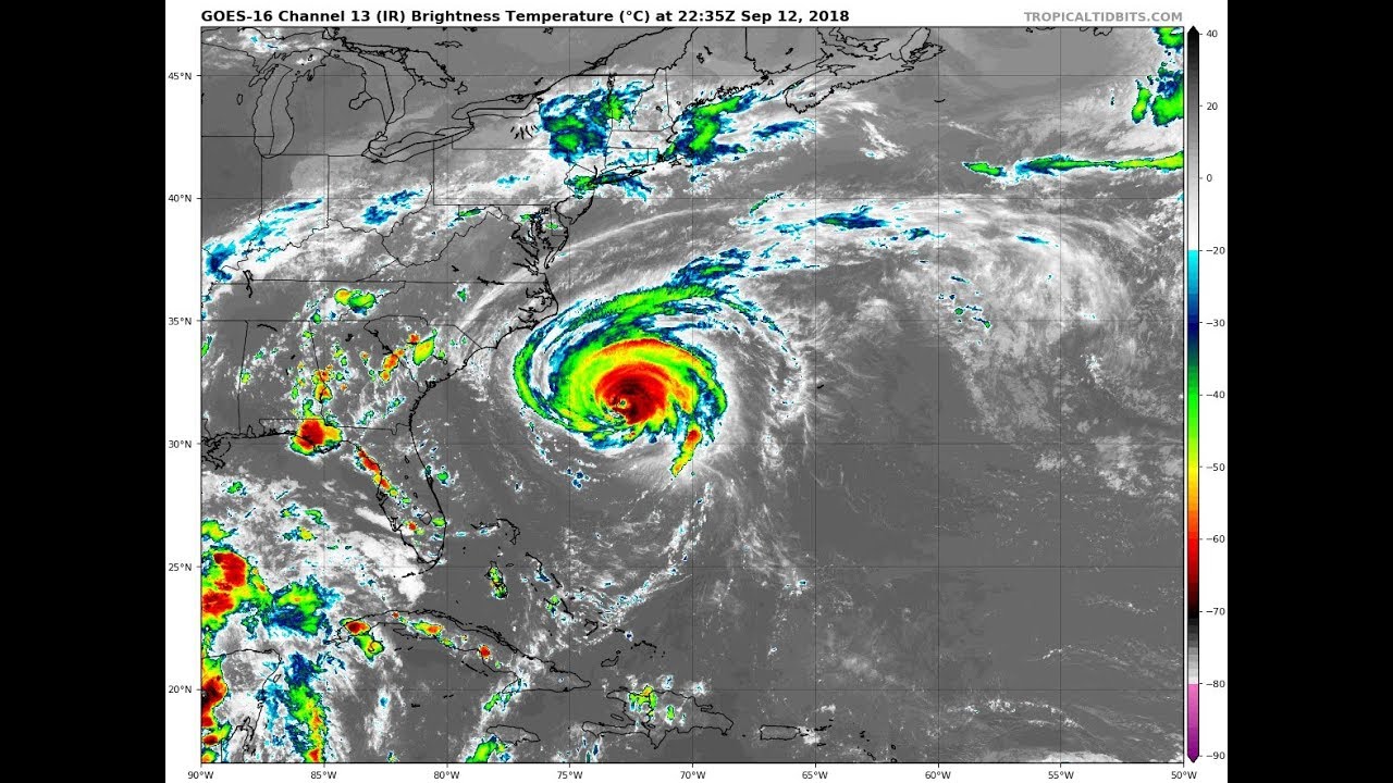 Tropical Tidbit For Wednesday Evening September 12th 2018 Youtube