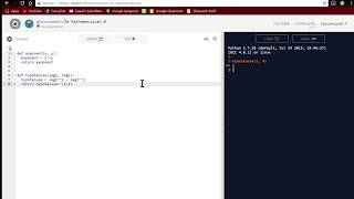How to find hypotenuse with code!