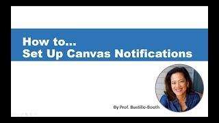 How to Set Up Canvas Notifications
