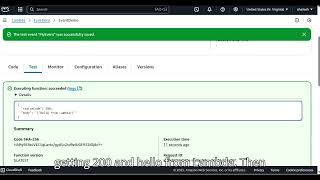 AWS Lambda function part-3
