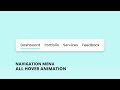 All Navigation Menu Hover Animation in HTML and CSS
