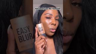 trying the NEW Huda Beauty Easy Blur Foundation #makeup #makeupshorts #makeupreview #hudabeauty #fyp