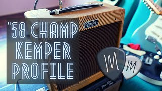 M-M Kemper On the Road... Looking for Interesting Amplifiers to Profile! '58 Fender Champ