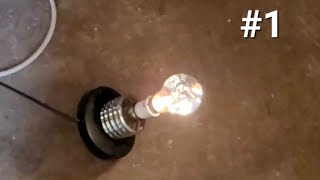 Crash test #1: lampe à incandescence LAZER+ 40W Claire 230v B22