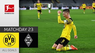 Reus Involved in 5(!) Goals! | Dortmund - Gladbach 6-0 | All Goals | Matchday 23 – Bundesliga 21/22