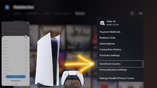 How to Change PlayStation Store Region Storefront Country in PS5 & PS APP