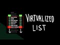Frontend Performance: Virtualized List
