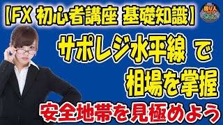 【FX初心者講座】「サポレジ水平線で相場を掌握  安全地帯を見極める」【投資家プロジェクト億り人さとし】