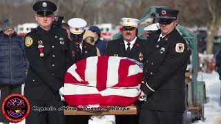 Captain Adam Pugslee Kuspa Funeral Elkhart Fire Dept