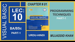 Visual Basic-Programming Techniques|Part-1