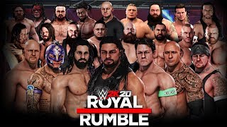 WWE 2K20 30 Man Royal Rumble Match!