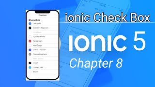 ionic 5 tutorials| how to create checkbox|ionic 5 checkbox |how to activate button on checkbox click