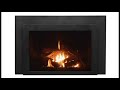 tofino gas insert – modern surround black – split logset – porcelain panel