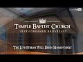 Sunday School Meeting of the Temple Baptist Church • October 6, 2024