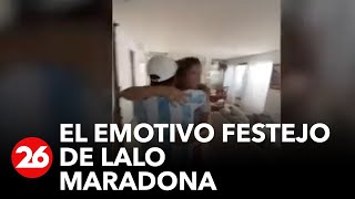 ARGENTINA CAMPEÓN DEL MUNDO | El festejo de Lalo Maradona con un emotivo mensaje