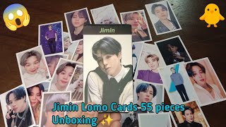 [Unboxing] Jimin Lomo Cards// 55 pieces of Jimin Lomo Cards