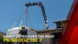 PALFINGER Loader Cranes - PK 58.002 TEC 7: Easily Lifted Over the Roof