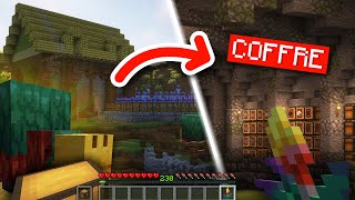 J'ai Construit la MEILLEURS Salle des coffres et découvert la 1.20 en Survie sur Minecraft !!