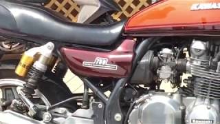 モリワキ・モナカ管の音を聴け　 Kawasaki  ZR750　 Kawasaki ZEPHYER750　フルカスタム カフェレーサー 　カワサキ・ゼファー750　MORIWAKI