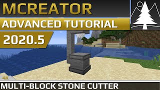 MCreator: Multi-block Stone Cutter Station | Tutorial 2020.5